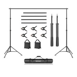 Photo studio/Backdrop/Decoration Support , 10ft/3m W 6.6ft/2m H Adjustable Background/Stand