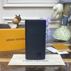 L V Black Wallet For Gift 