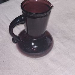 Purple Glass Small Pitcher