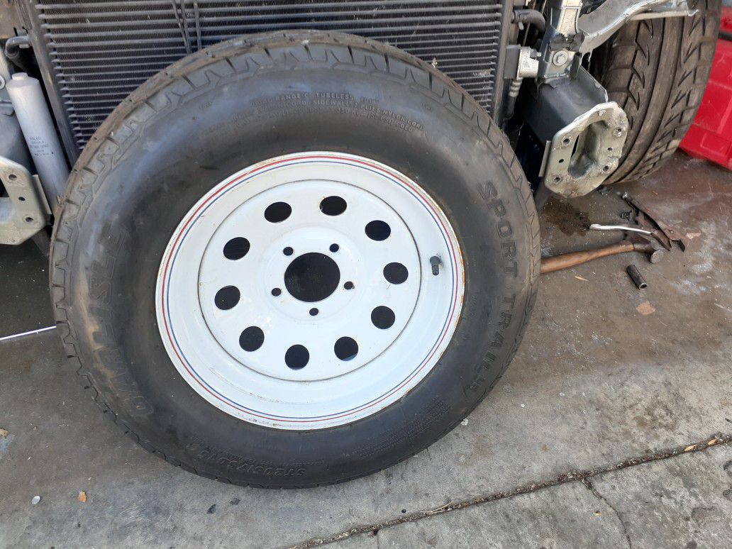 Trailer tire brand new 4.5 and some use tires