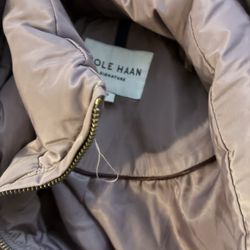 cole haan pink puffer xl