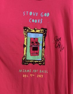 Stove God Cooks Signed T Shirt 