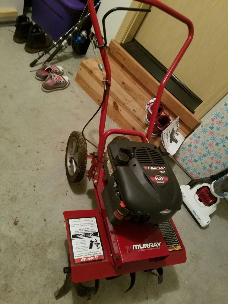 Murray performance tiller 6hp Briggs & Stratton.
