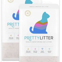 2 Pretty Litter 6lb Bag Health Monitoring Cat Litter