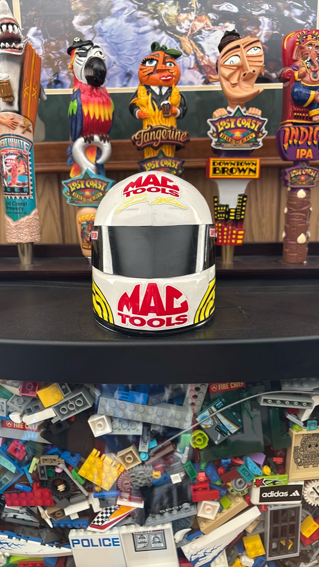 Mac tools, racing helmet