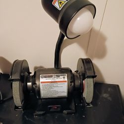 6"Bench Grinder With Light