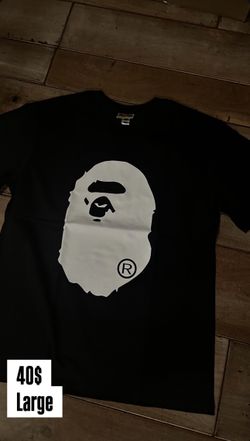 Black & white bape shirt