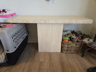 Stone Stand Entryway for Pictures or TV