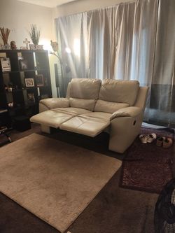 Two Italian cream color sofas
