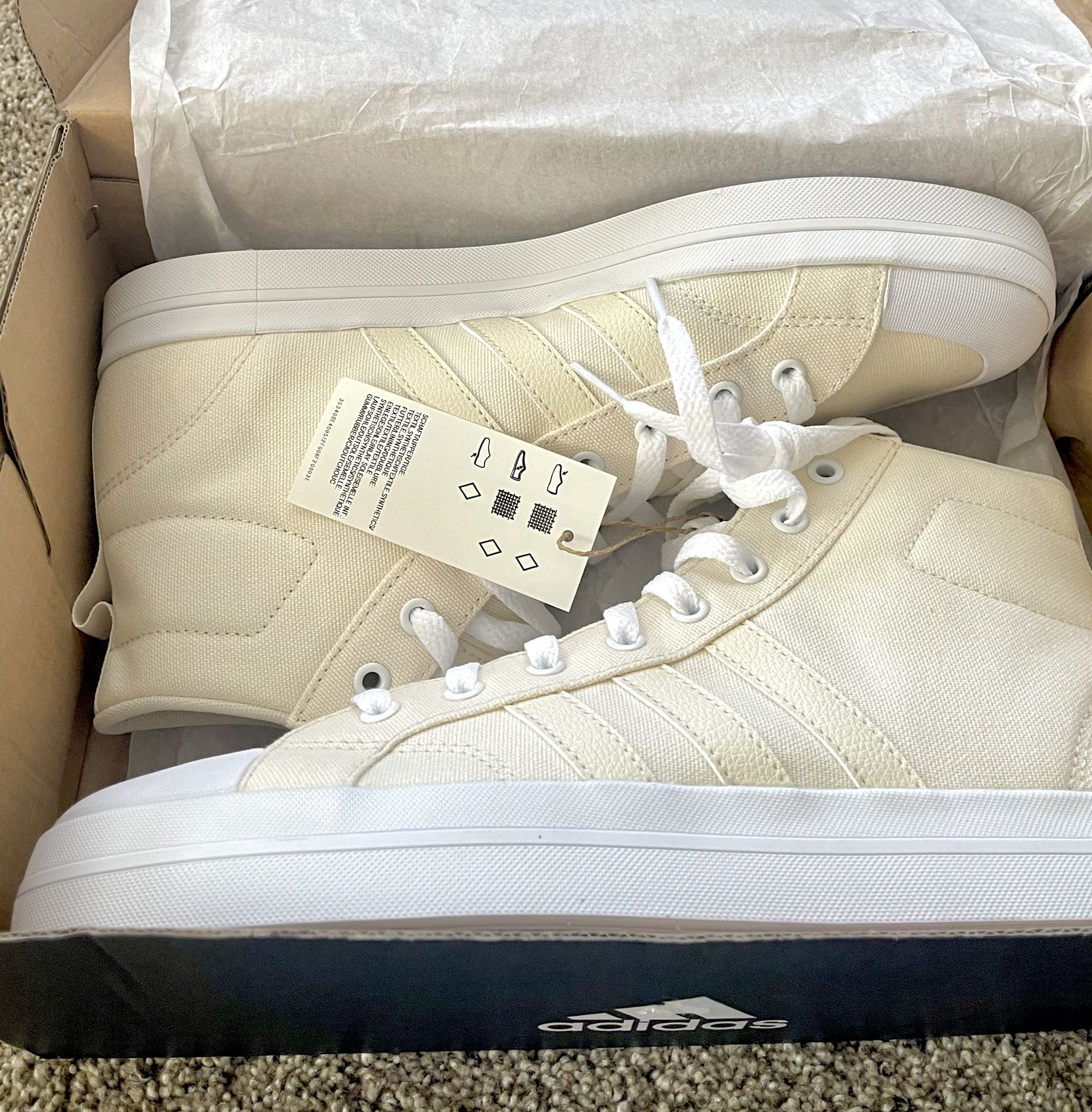 NEW Adidas High Tops, Sneakers, Shoes, Skateboard Style, 
