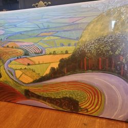 David Hockney Canvas Painting NEW