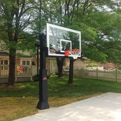 Goalrilla 72 inch in ground basketball hoop, adjustable basketball court 