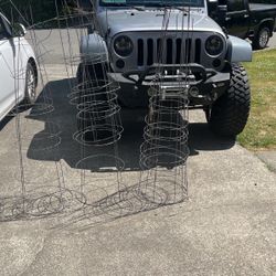 Garden Supplies. Wire Plant Things. 