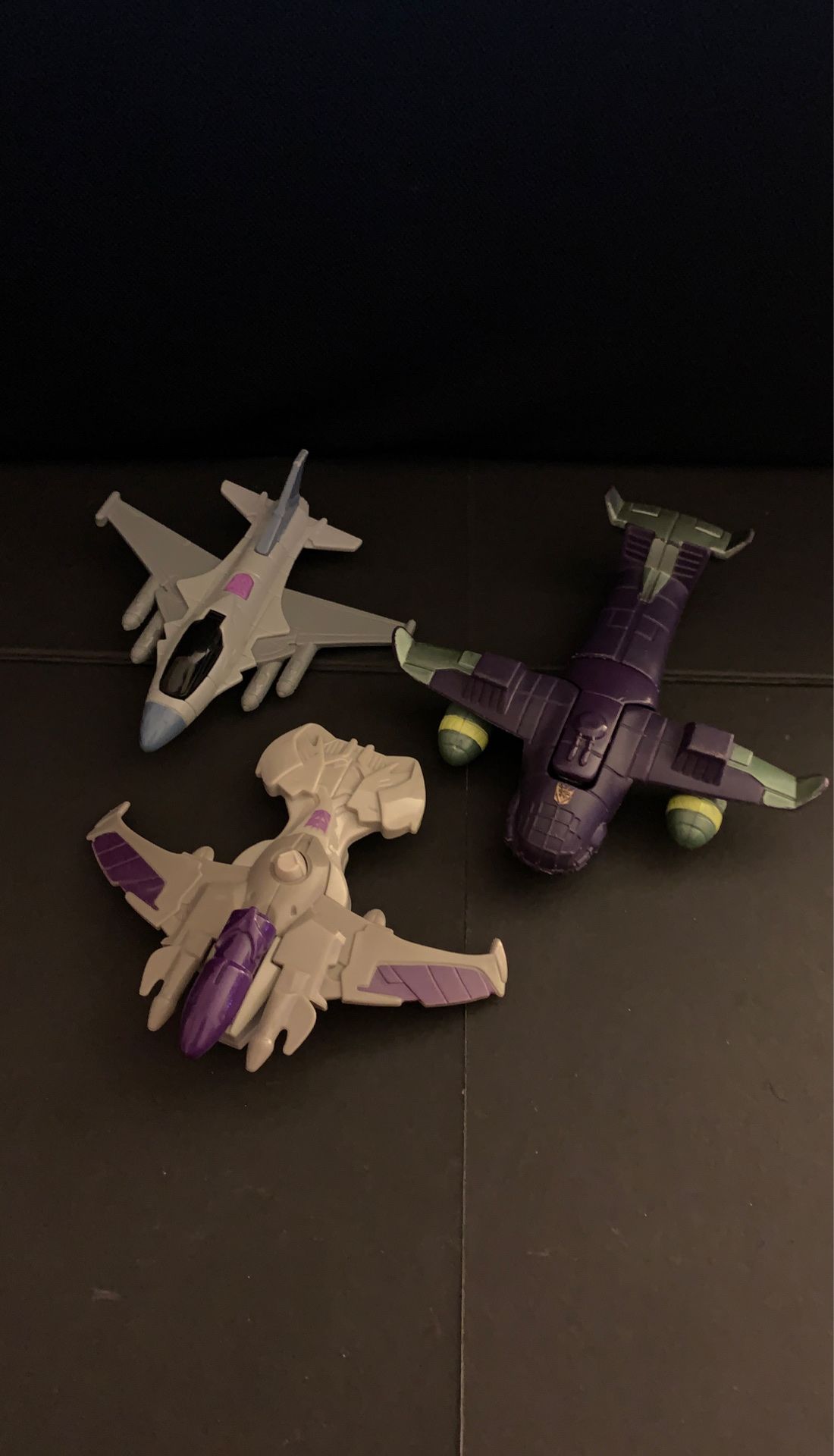 2008 Transformer and 2x 2012 Transformers Prime lot of 3