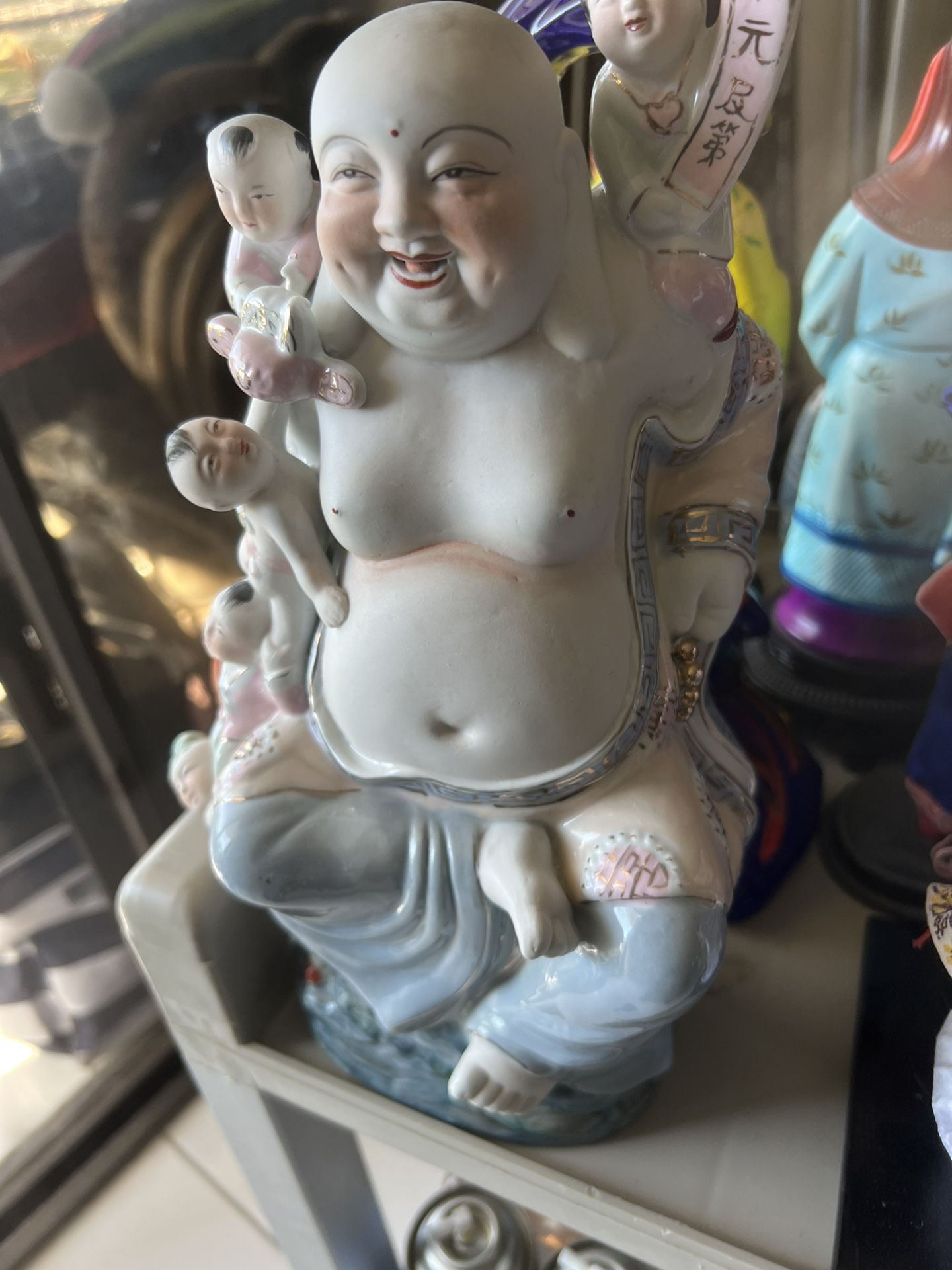 Buda Para La Protection De Los Niños Y La Salud  De Porcelana $125.00 