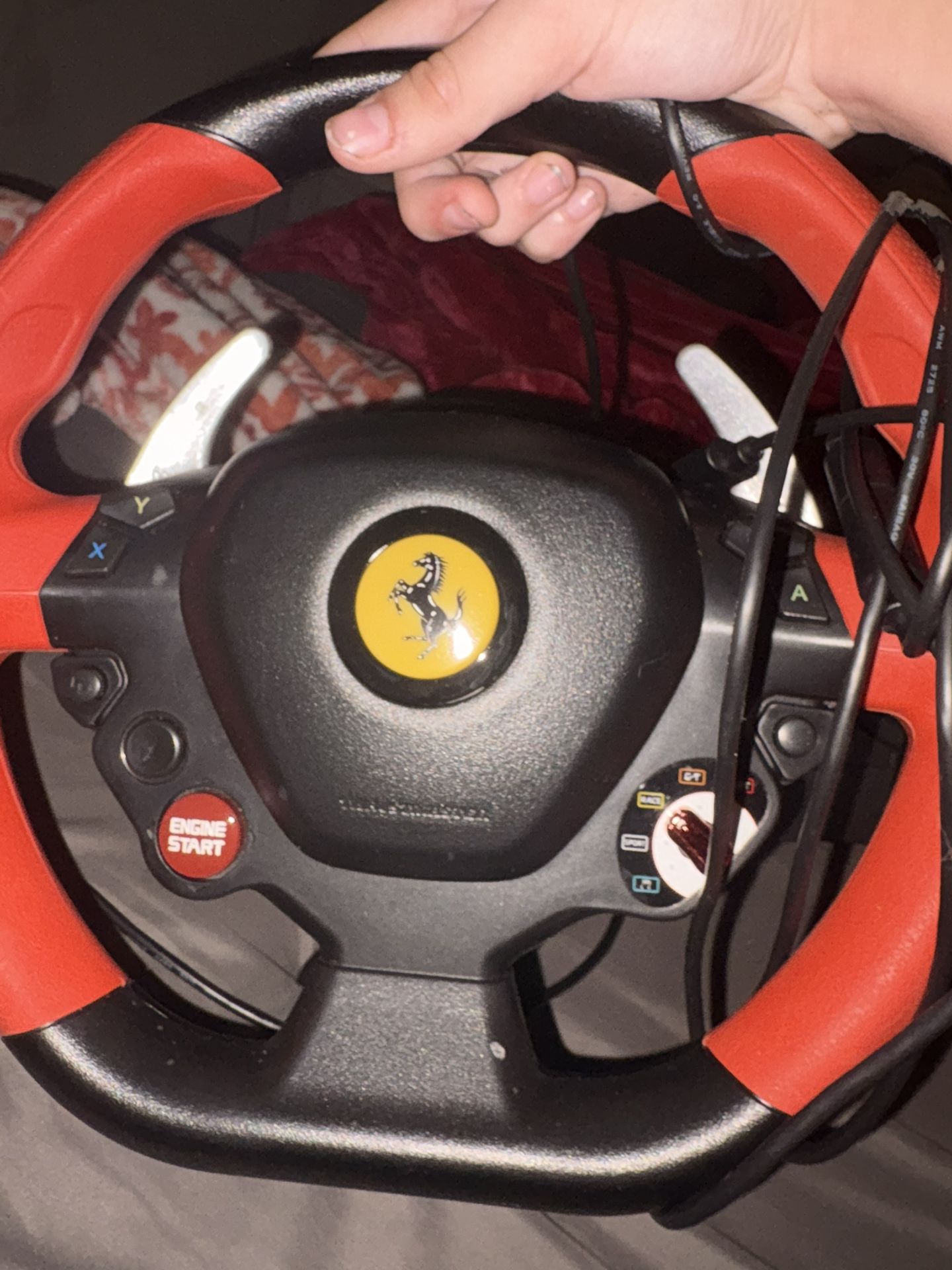 Xbox Thrustmaster Ferrrari 458 Spider Steering Wheel Wit Peddles