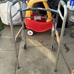 2 Button Folding Walker 