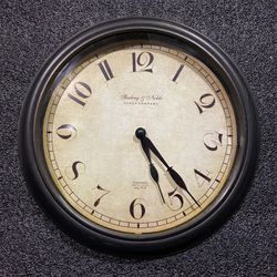 Sterling and Noble Wall Clock Mfg No 9