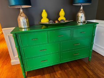 Green dresser