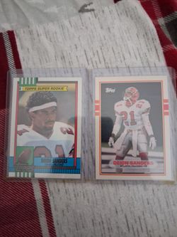 Deion Sanders rookie cards