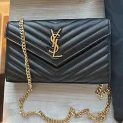 YSL Saint Laurent Large Monogram Wallet 