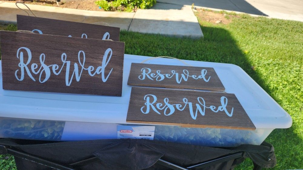 4 Reserved Signs