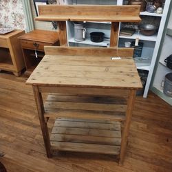 Wooden Garden Potting Table 