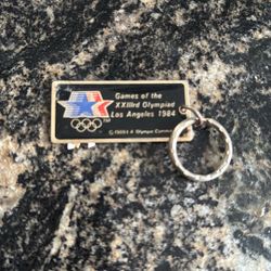 Keychain Of Game Of Olympiad  Los Angeles 1984 