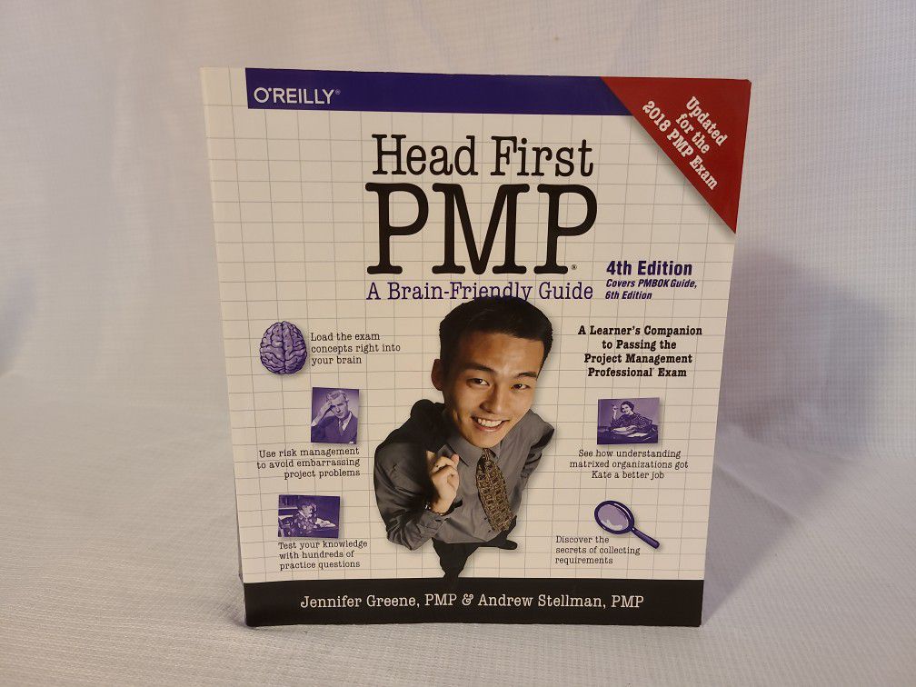 O'Reilly Head First PMP Exam Guide 4th Edition 2018 Project Management Professional