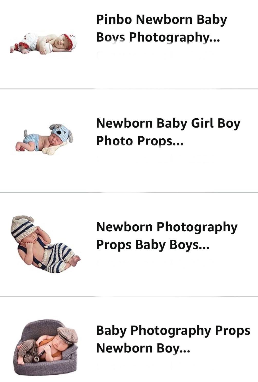 Newborn Baby Boys Photography Props