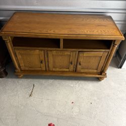 Wood TV stand / Entertainment Center