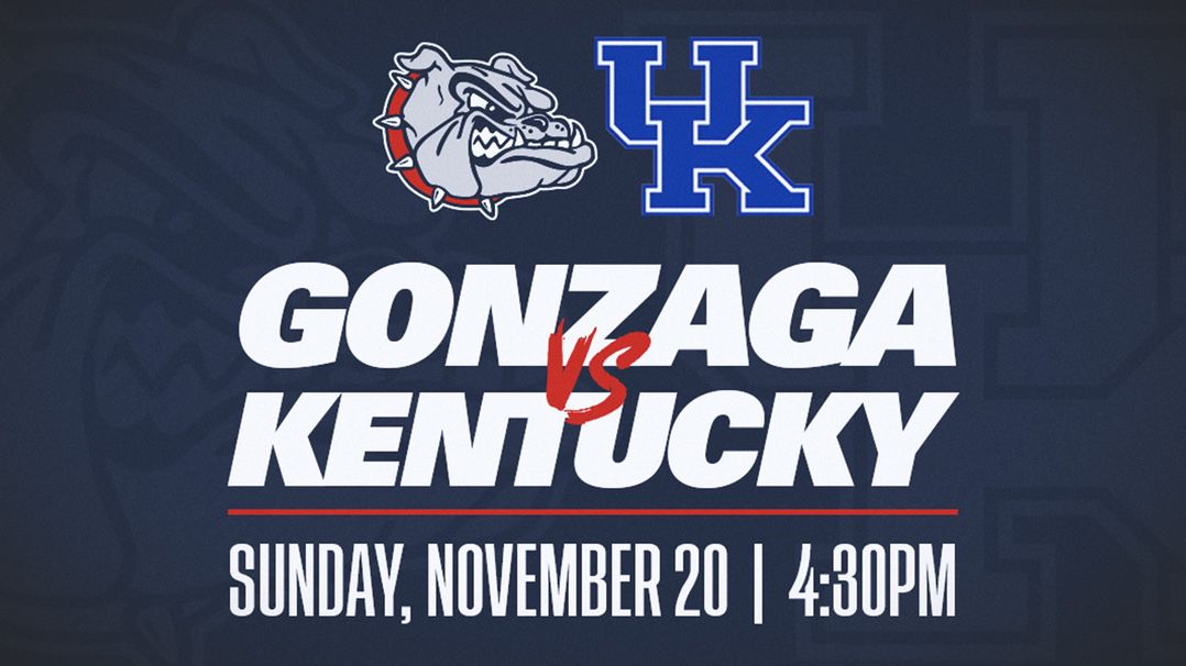 Gonzaga vs Kentucky Basketball Tickets - 2 Second Row Upper Level Seats
