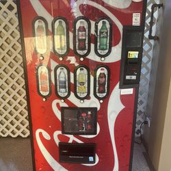 Coca Cola Machine With Coins And Digital Dollar 
