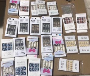 Bulk Lot Press-On False Nail Sets