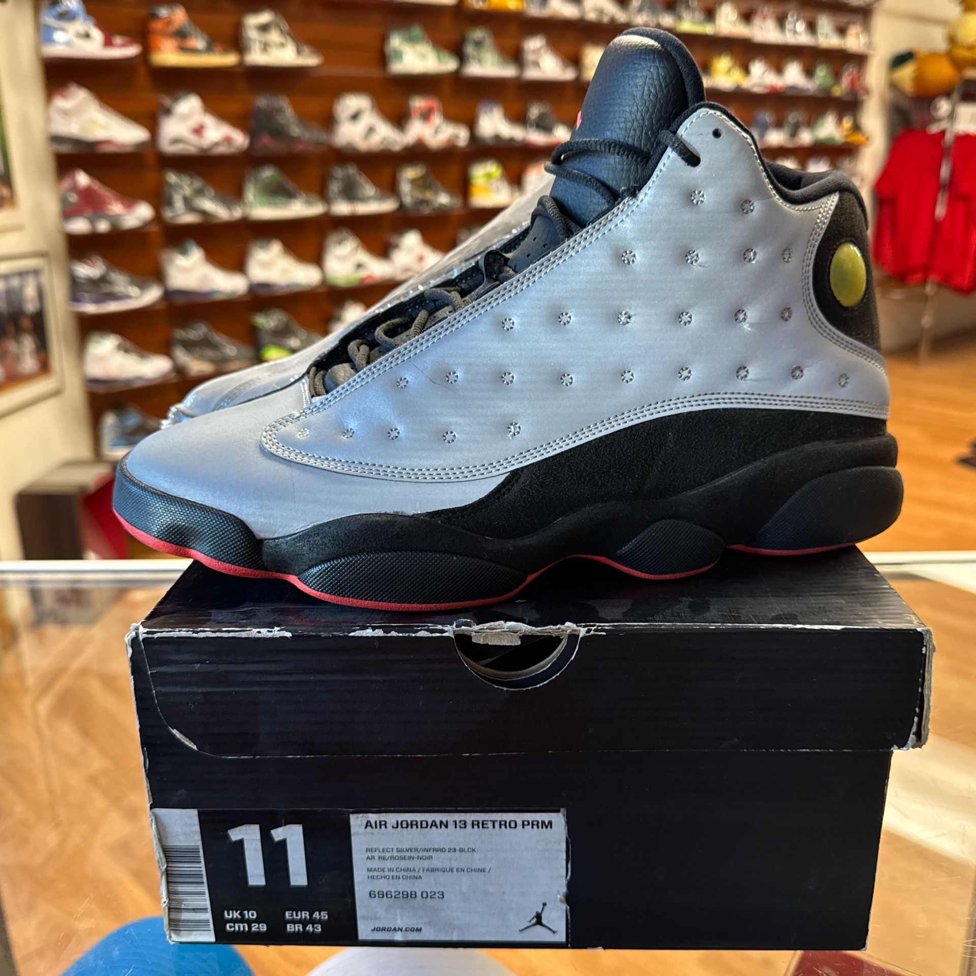 Jordan 13 Retro 3m Reflective Silver Shop Jordan 13 Retro 3m 