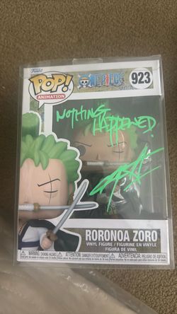 Zoro Funko pop signed