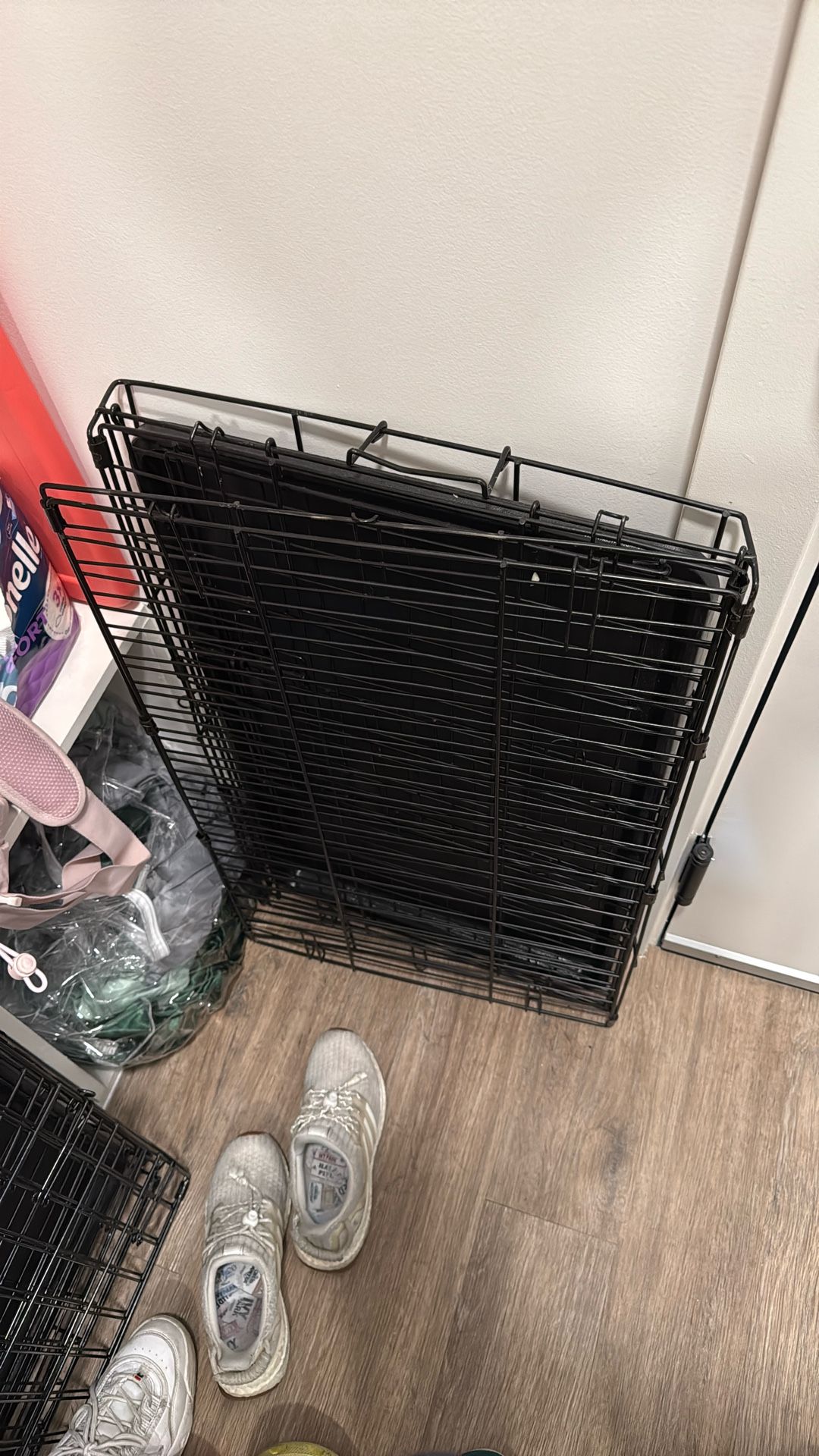 small medium dog crate