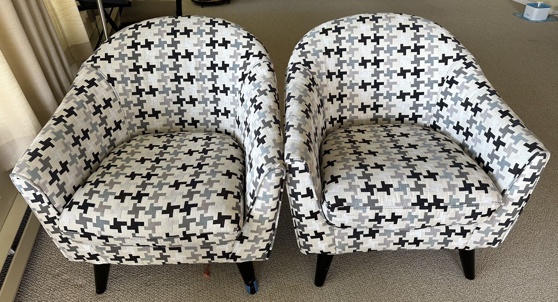 2 (two) Matching Accent Chairs