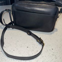 Portland leather Black Toaster Bag 