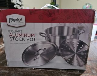 8 Quart Aluminum Stock Pot 