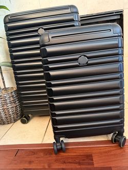 Delsey Paris Black Hard-Shell Luggage Set