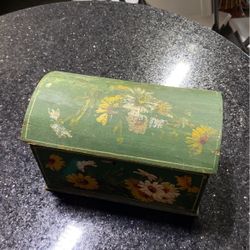 Antique Small Jewelry Box