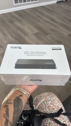 Plugable USB-C Triple HDMI Docking Station (100W PD) – Brand New Sealed
