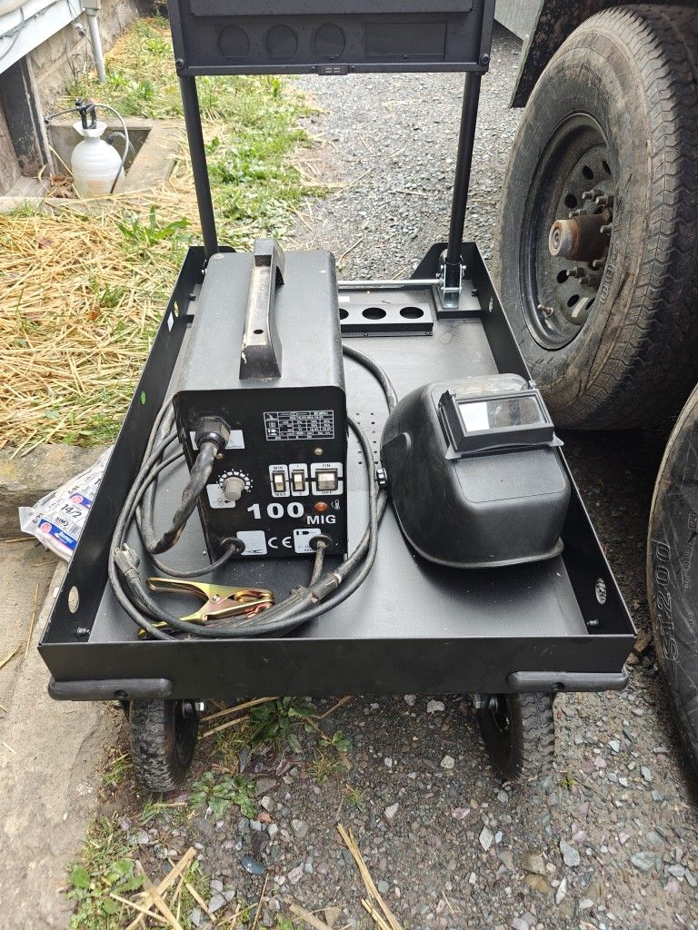 120v Mig Welder With Hood