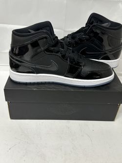 Nike Air Jordan 1 Mid Space Jam Concord Black Shoes DV1308-004 Men's   (42740)