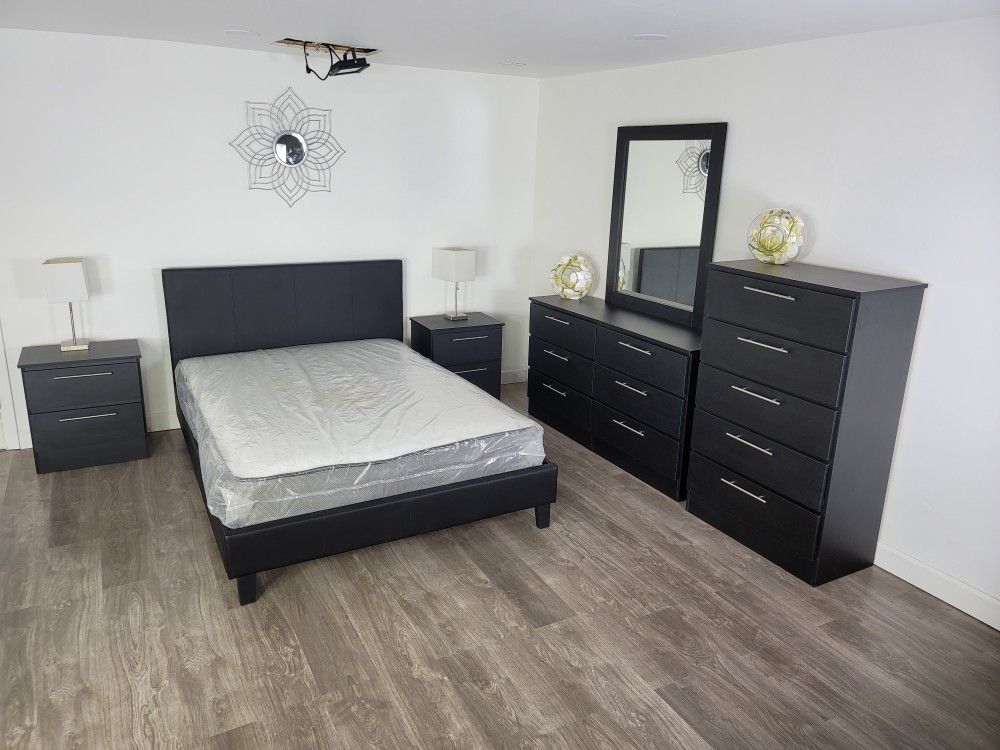 Brand New Bedroom Set with Mattress / Juego de Cuarto con Colchón Nuevo a Estrenar...Fast Delivery 🚚