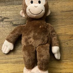 Kohls Cares For Kids 15” Curious George Monkey Plush Stuffed Animal EUC