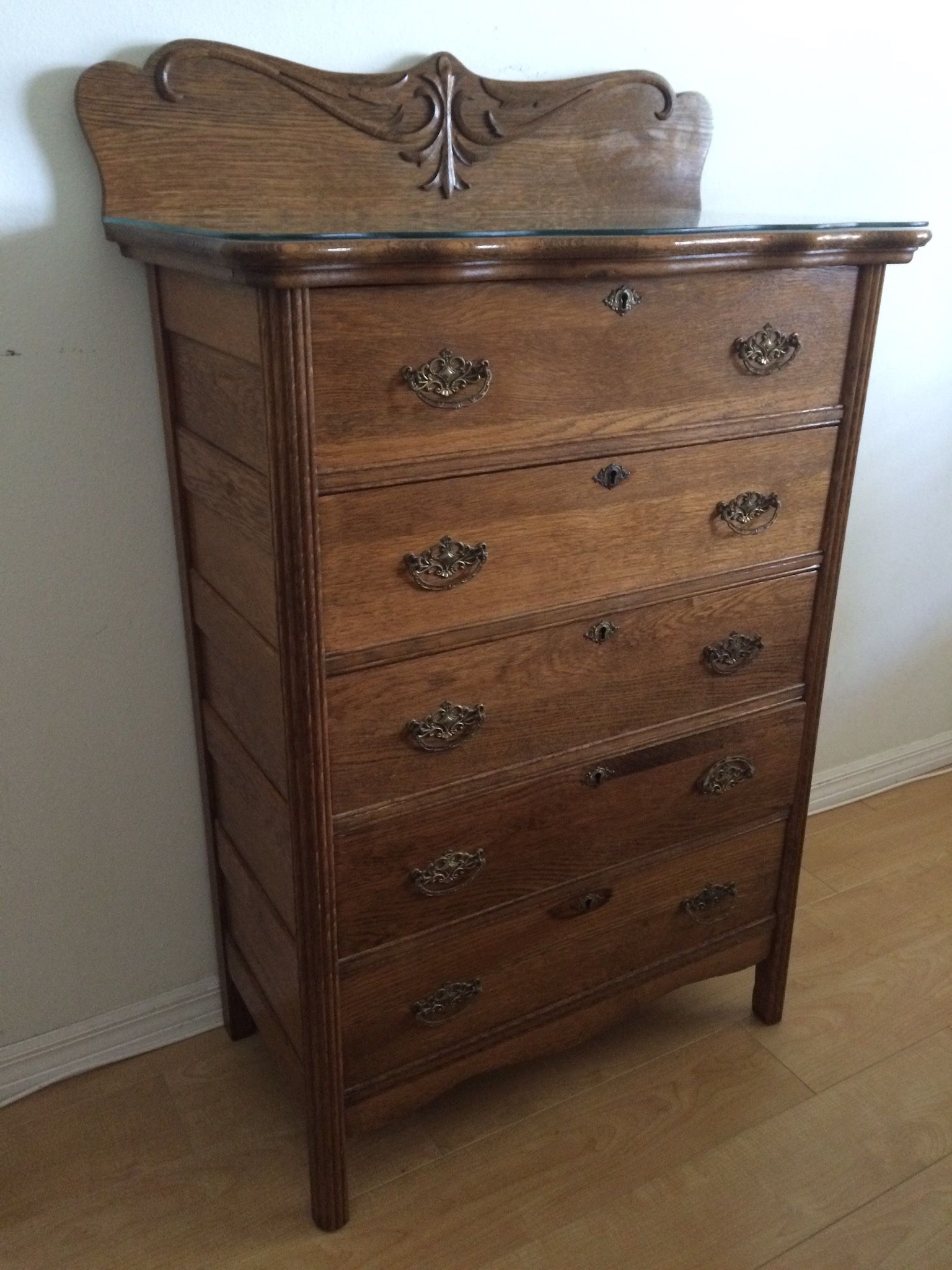 Chest and Dresser - Antique  Restored
