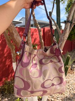 Purple Vintage Coach Bag // SERIOUS BUYERS ONLY