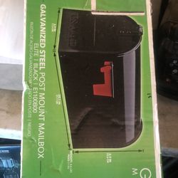 GILBRALTAR GALVANIZED STEEL POST MOUNT MAILBOX BRAND NEW 